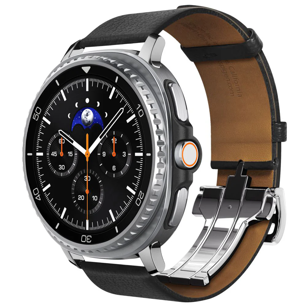 Spigen Enzo Band for Samsung Galaxy Watch8 / Watch8 Classic Series, Black AMP10119