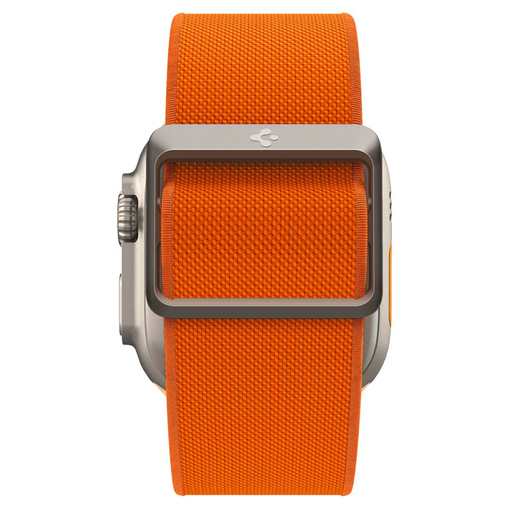 Spigen Fit Lite Ultra Strap for Apple Watch 49mm / 46mm / 45mm / 44mm / 42mm Series, Orange AMP05986 - Image 3