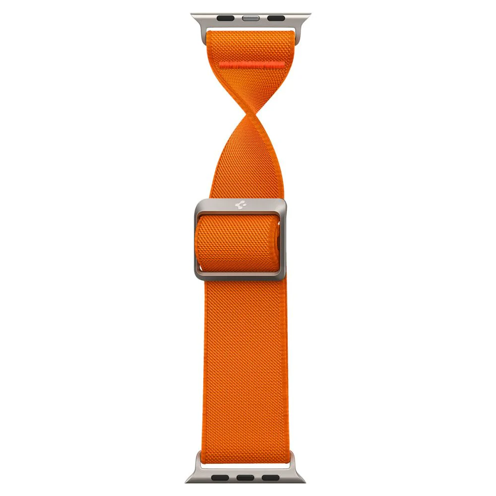 Spigen Fit Lite Ultra Strap for Apple Watch 49mm / 46mm / 45mm / 44mm / 42mm Series, Orange AMP05986 - Image 6