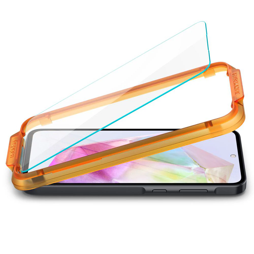 Spigen GlastR Align Master Screen Protector for Samsung Galaxy M35 / A35 5G A356, Tempered Glass, Full Glue, Set of 2 pieces AGL07772 - Image 4