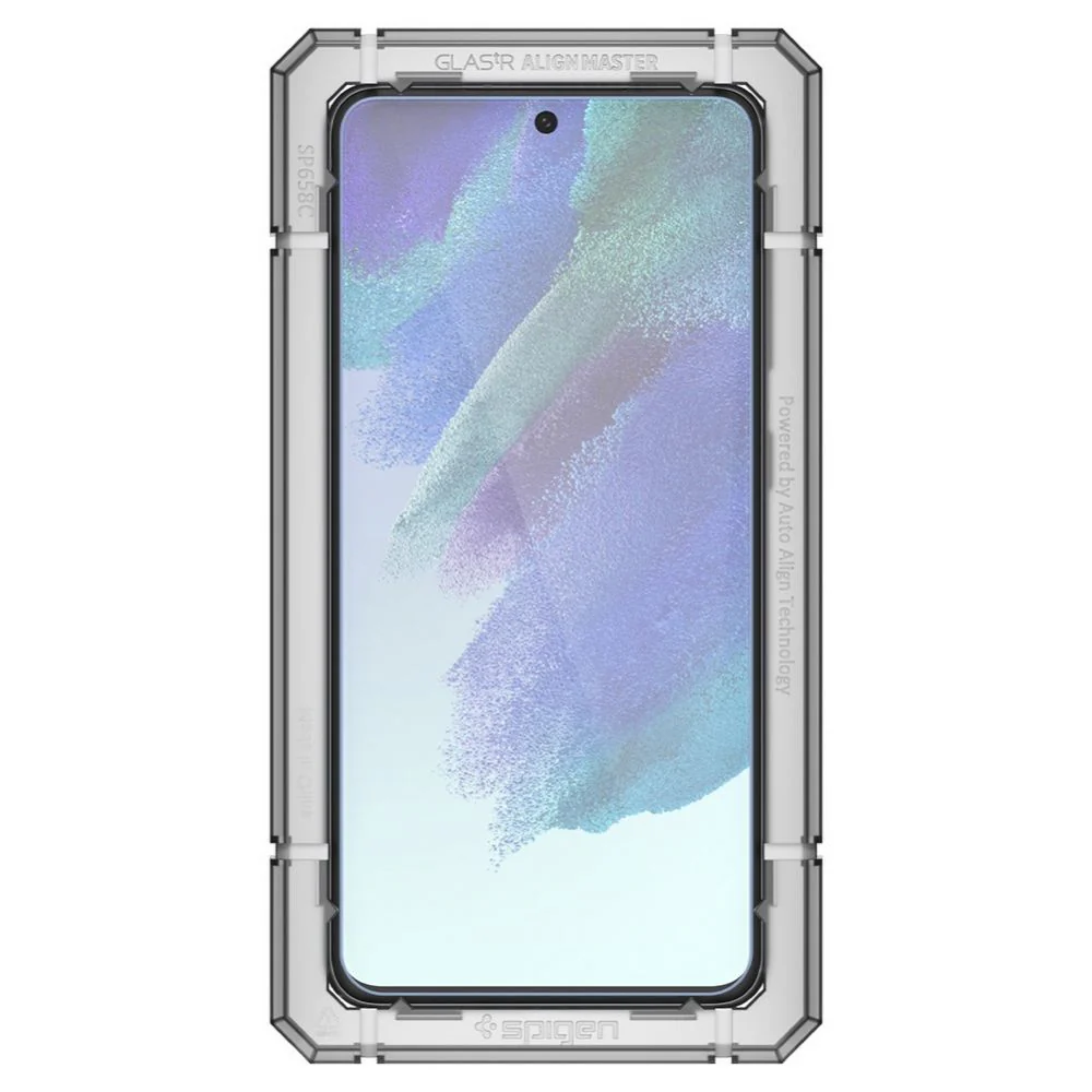 Spigen GlastR Align Master Screen Protector for Samsung Galaxy S21 FE 5G G990, Tempered Glass, Full Glue, Set of 2 pieces AGL03088 - Image 3