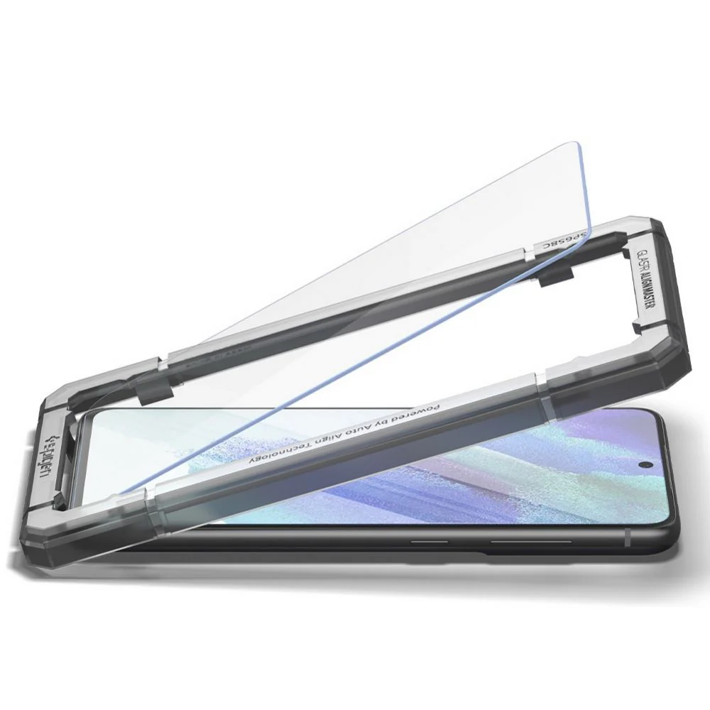 Spigen GlastR Align Master Screen Protector for Samsung Galaxy S21 FE 5G G990, Tempered Glass, Full Glue, Set of 2 pieces AGL03088 - Image 5