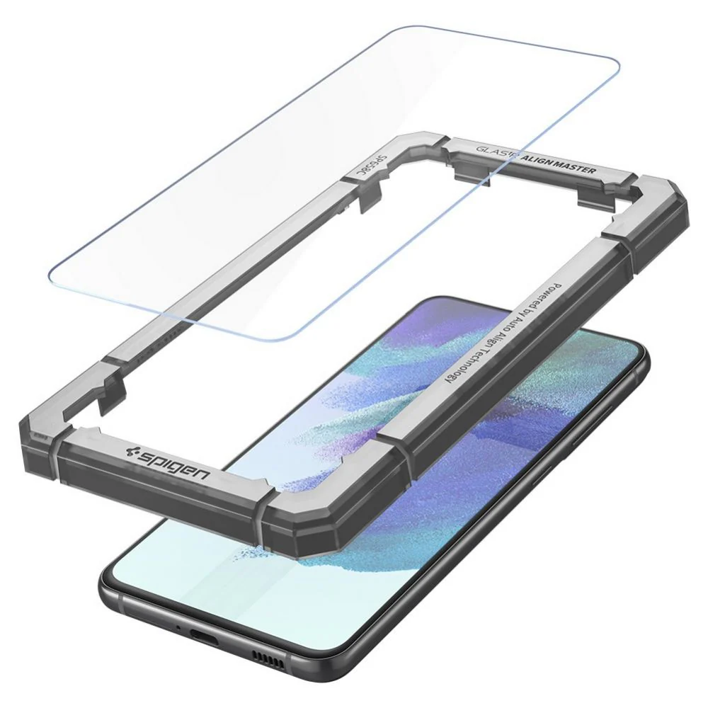 Spigen GlastR Align Master Screen Protector for Samsung Galaxy S21 FE 5G G990, Tempered Glass, Full Glue, Set of 2 pieces AGL03088 - Image 6