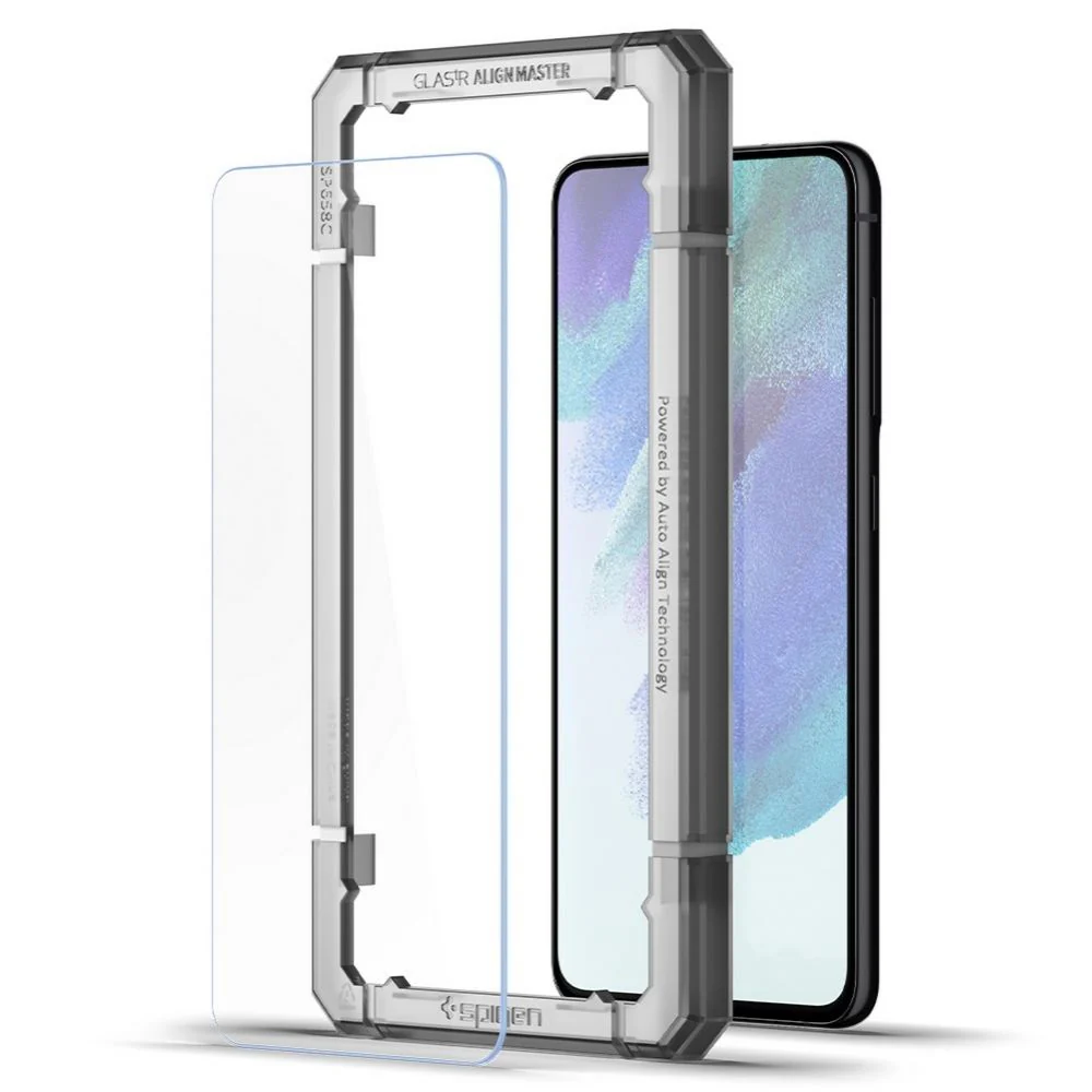 Spigen GlastR Align Master Screen Protector for Samsung Galaxy S21 FE 5G G990, Tempered Glass, Full Glue, Set of 2 pieces AGL03088 - Image 7