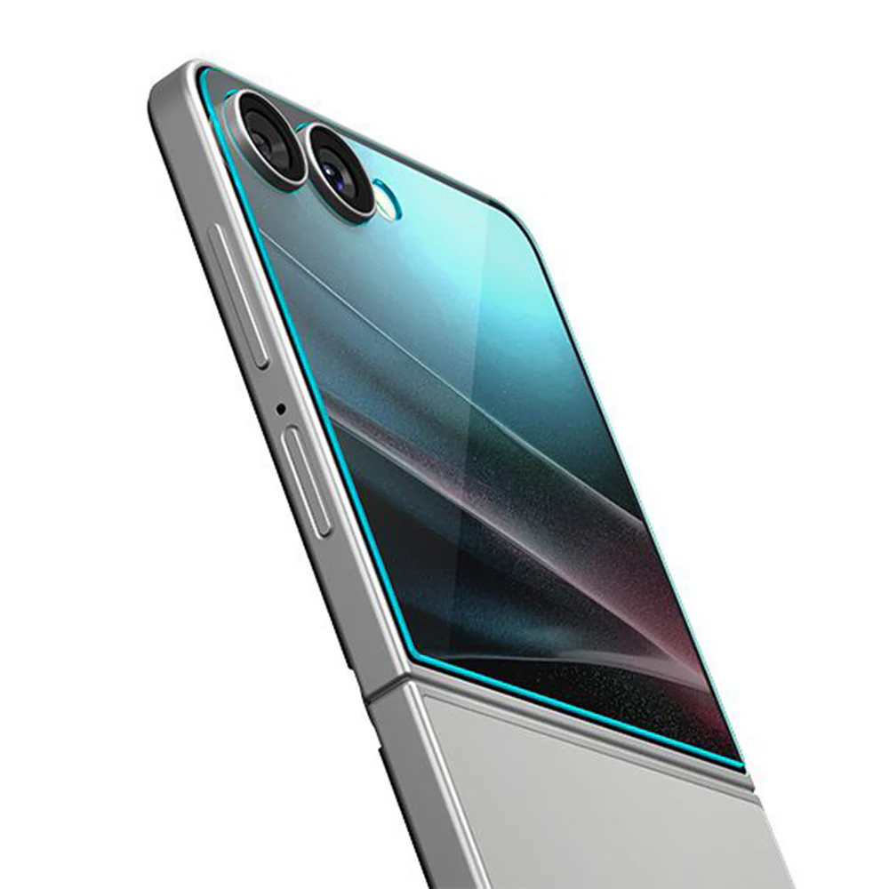 Spigen GlastR EZ FIT Exterior Screen Protector for Samsung Galaxy Z Flip7 F766, Tempered Glass, Full Glue AGL09586 - Image 3