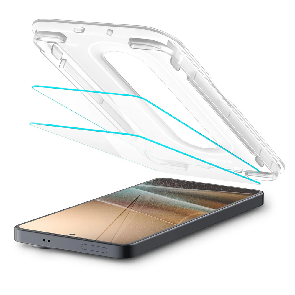 Spigen GlastR EZ FIT Pro HD (Anti-Reflection) Screen Protector for Samsung Galaxy S26 Plus S947, Tempered Glass, Full Glue, Set of 2 Pieces - Image 2
