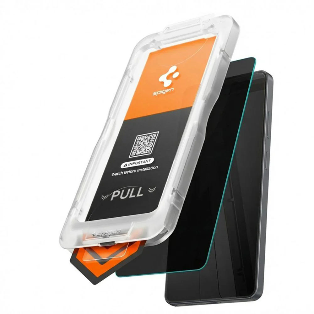 Spigen GlastR EZ FIT Pro HD Privacy Screen Protector for Samsung Galaxy S26 S942, Tempered Glass, Full Glue AGL11098 - Image 3