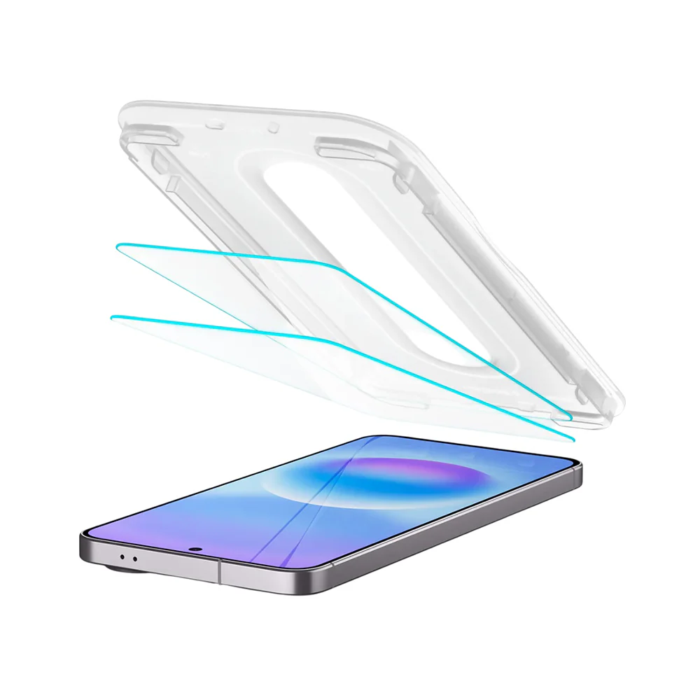 Spigen GlastR EZ FIT Pro HD Screen Protector for Samsung Galaxy A57 5G, Tempered Glass, Full Glue, Set of 2 pieces AGL11397 - Image 3