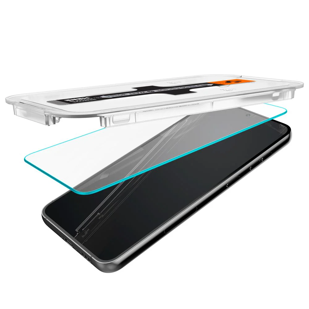 Spigen GlastR EZ FIT Screen Protector for Samsung Galaxy S23 S911, Tempered Glass, Full Glue, Set of 2 pieces AGL05958 - Image 2