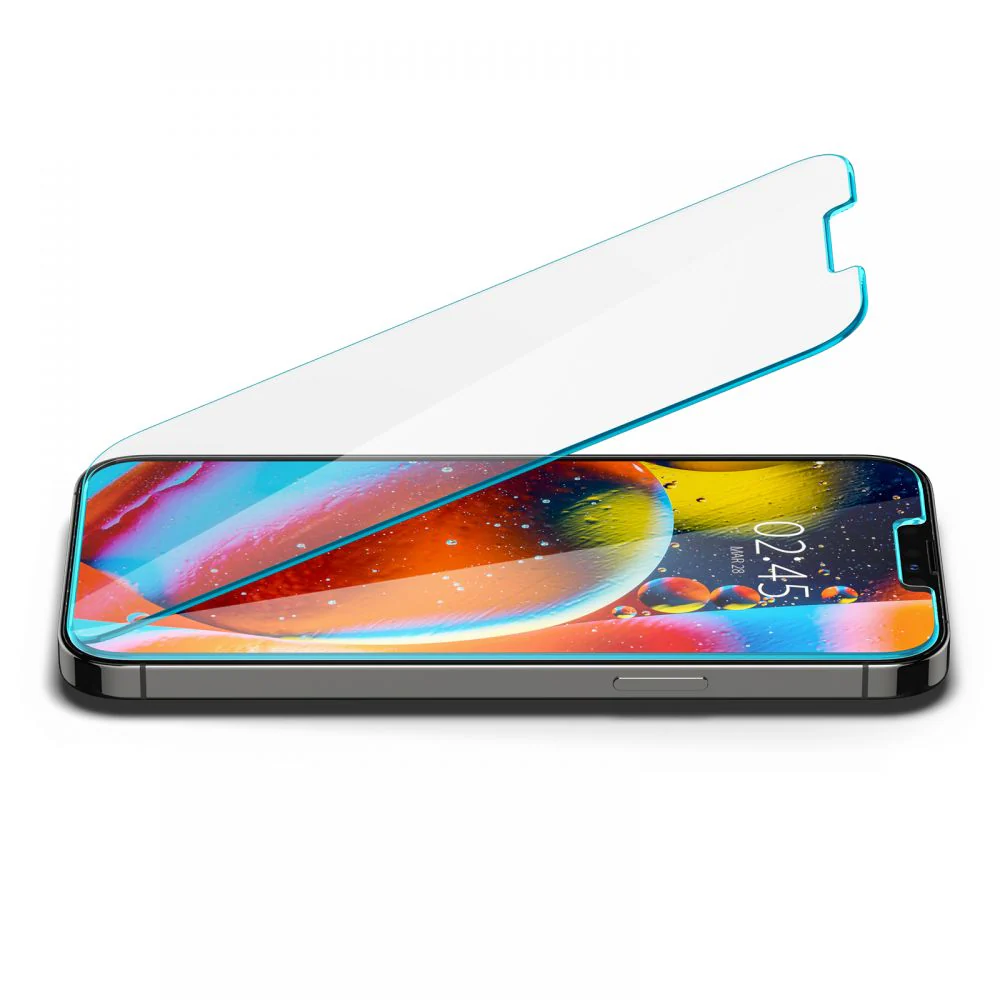 Spigen GlastR Slim Screen Protector for Apple iPhone 14 Plus / 13 Pro Max, Tempered Glass, Full Glue AGL03382 - Image 3