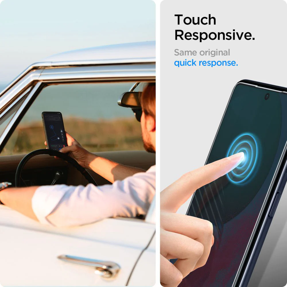 Spigen GlastR Slim Screen Protector for Samsung Galaxy XCover7 Pro / Xcover7 G556, Tempered Glass, Full Glue, Set of 2 pieces AGL09407 - Image 3