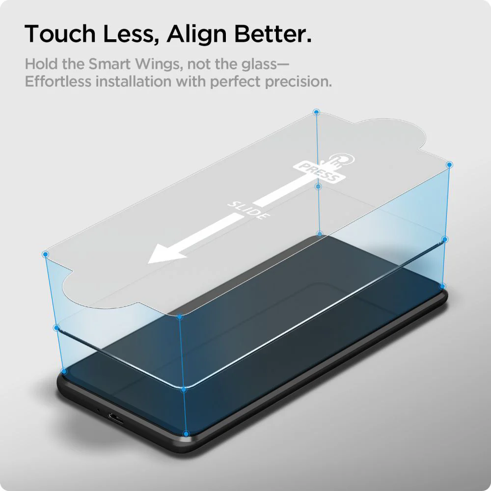 Spigen GlastR Slim Screen Protector for Samsung Galaxy XCover7 Pro / Xcover7 G556, Tempered Glass, Full Glue, Set of 2 pieces AGL09407 - Image 5