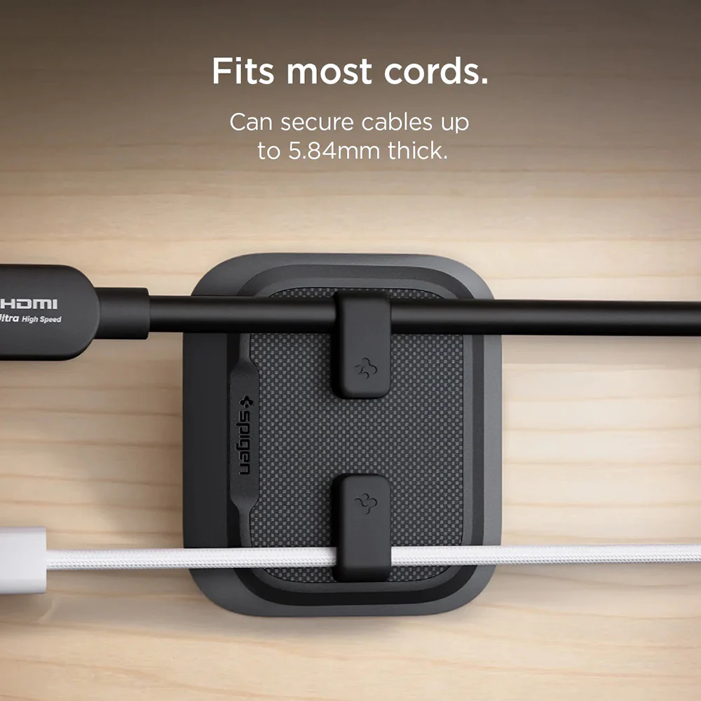 Spigen LD103 Cable Organizer, Black APP11145 - Image 7