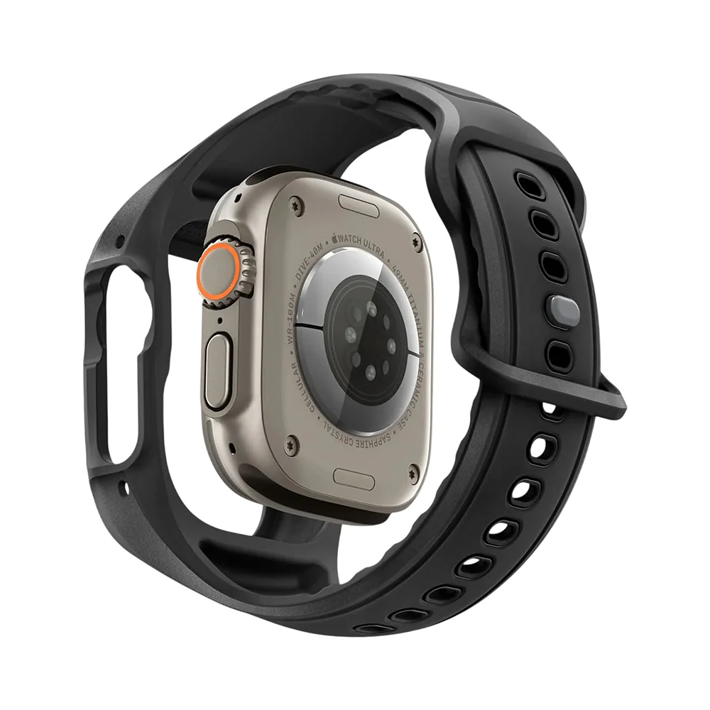 Spigen Liquid Air Pro Case for Apple Watch Ultra Series, Black ACS05463 - Image 3