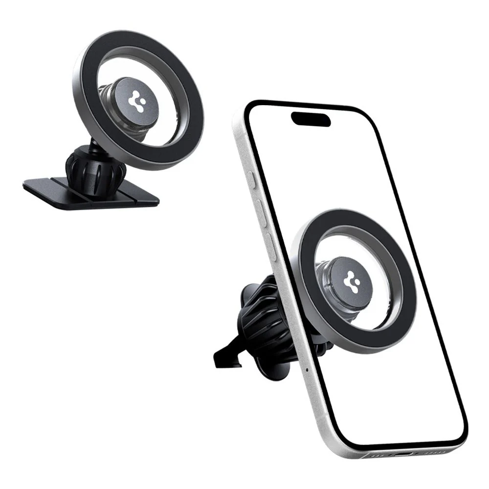 Spigen MFT13 Universal Magnetic Car Holder, Silver ACP08314 - Image 2