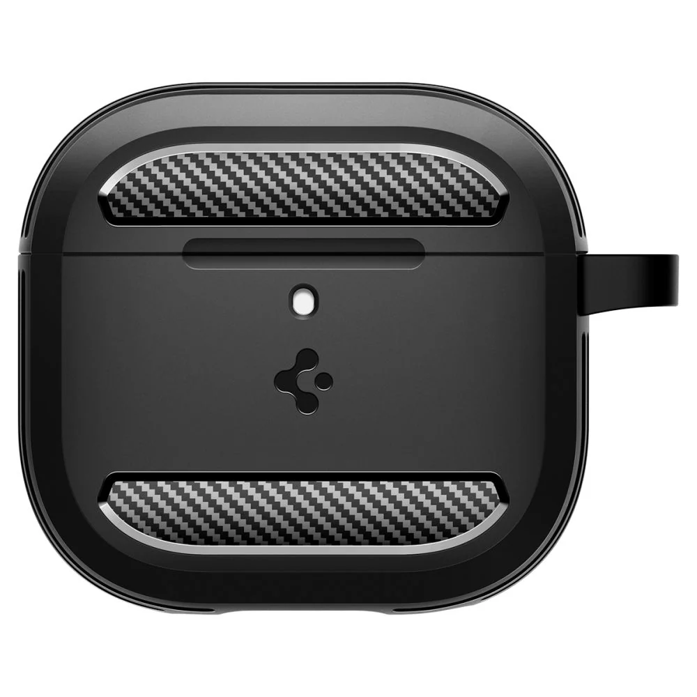 Spigen Rugged Armor Case for Apple AirPods 4, Matte Black ACS08642 - Image 4