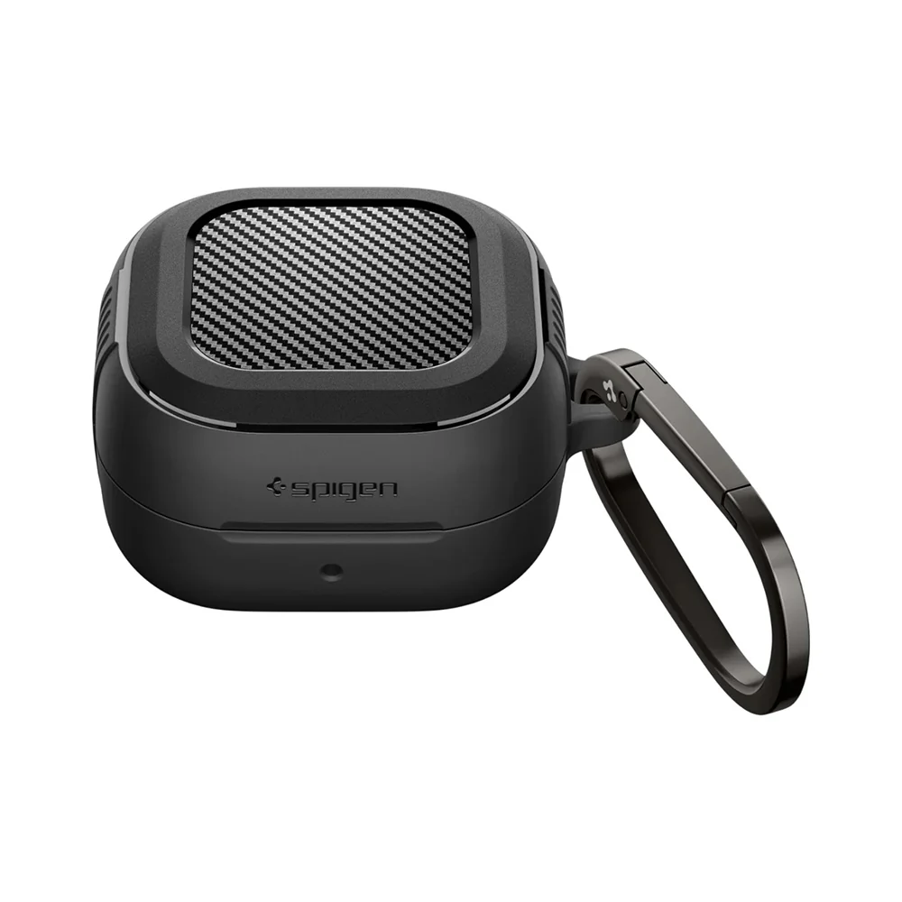 Spigen Rugged Armor Case for Samsung Galaxy Buds4 / Buds4 Pro, Matte Black ACS11200 - Image 2