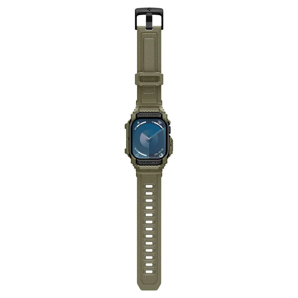 Spigen Rugged Armor Pro Case for Apple Watch Series 10 46mm, Khaki ACS08608 - Image 7