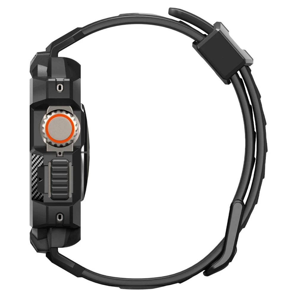 Spigen Rugged Armor Pro Case for Apple Watch Ultra Series, Black ACS05460 - Image 6