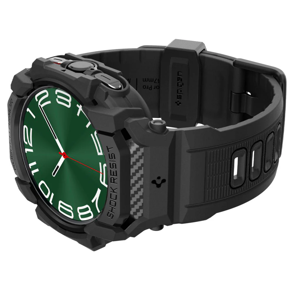 Spigen Rugged Armor Pro Case for Samsung Galaxy Watch Ultra, Black ACS08427 - Image 4