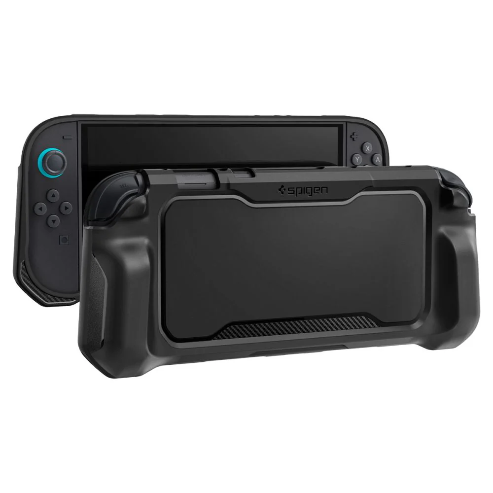 Spigen Rugged Armor Protective Case for Nintendo Switch 2, Black ACS09075 - Image 2