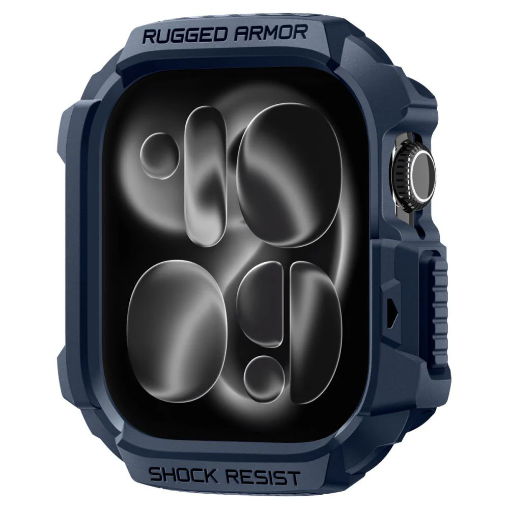 Spigen Rugged Armor V2 Case for Apple Watch Series 10 / 11 42mm, Navy ACS10492 - Image 4