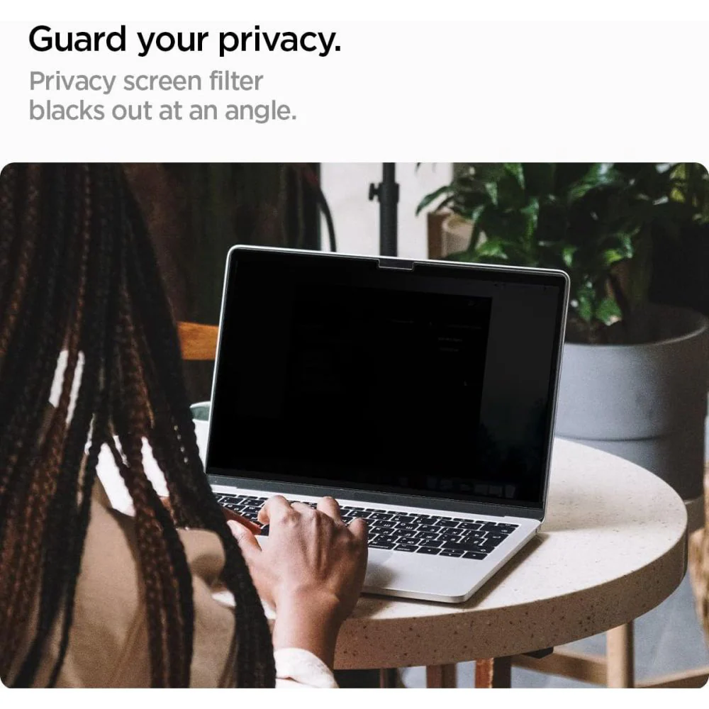Spigen Safe View Magnetic Privacy Screen Protector for Apple MacBook Pro 14inch (2026) / (2025) / (2024) / (2023) / (2022) / (2021), Plastic AFL06158 - Image 4