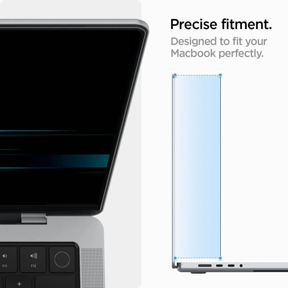 Spigen Safe View Magnetic Privacy Screen Protector for Apple MacBook Pro 14inch (2026) / (2025) / (2024) / (2023) / (2022) / (2021), Plastic AFL06158 - Image 5