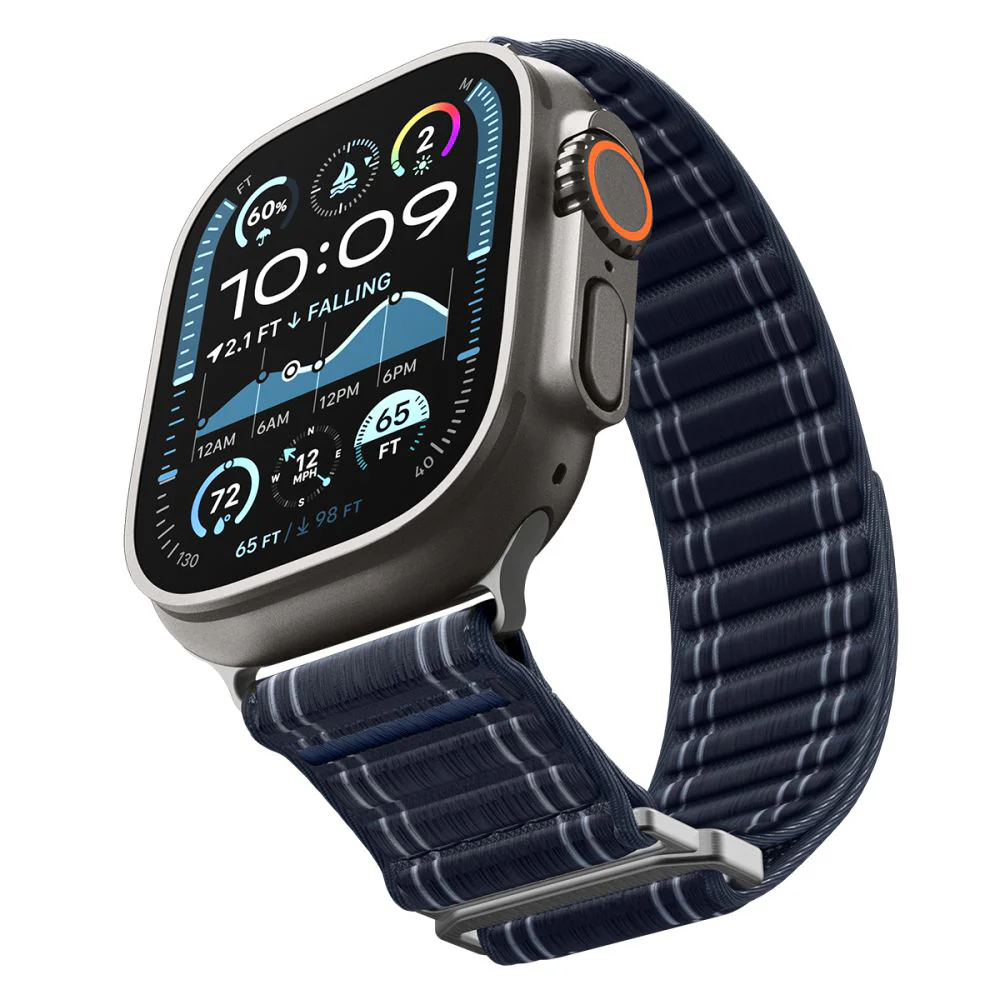 Spigen WBF0 Band for Apple Watch 49mm / 46mm / 45mm / 44mm Series, Navy AMP10143 - Image 5