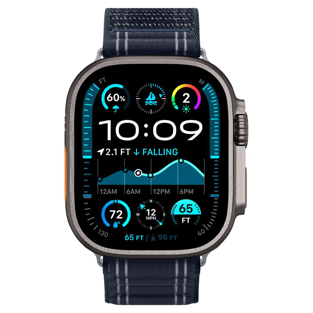 Spigen WBF0 Band for Apple Watch 49mm / 46mm / 45mm / 44mm Series, Navy AMP10143 - Image 6