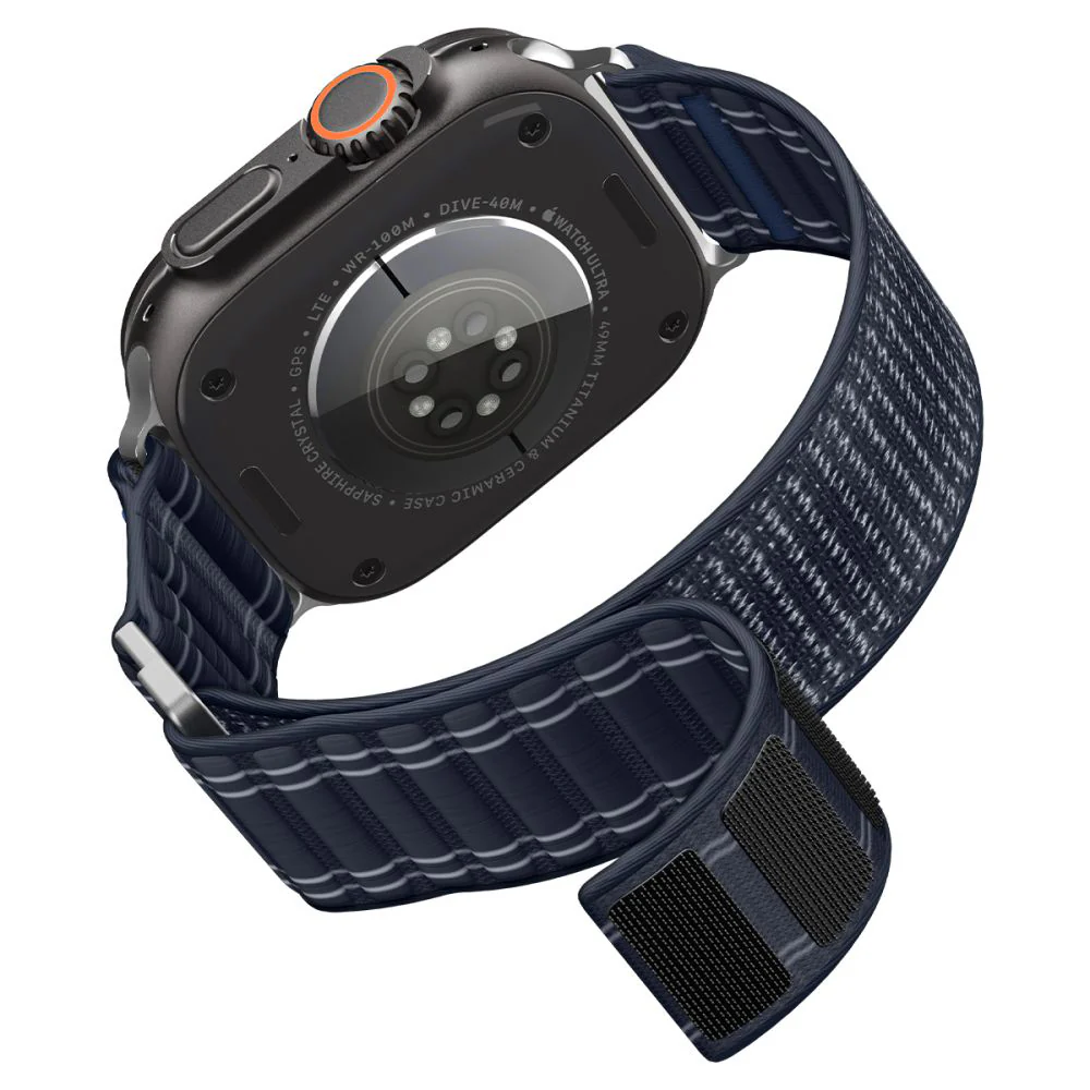 Spigen WBF0 Band for Apple Watch 49mm / 46mm / 45mm / 44mm Series, Navy AMP10143 - Image 7