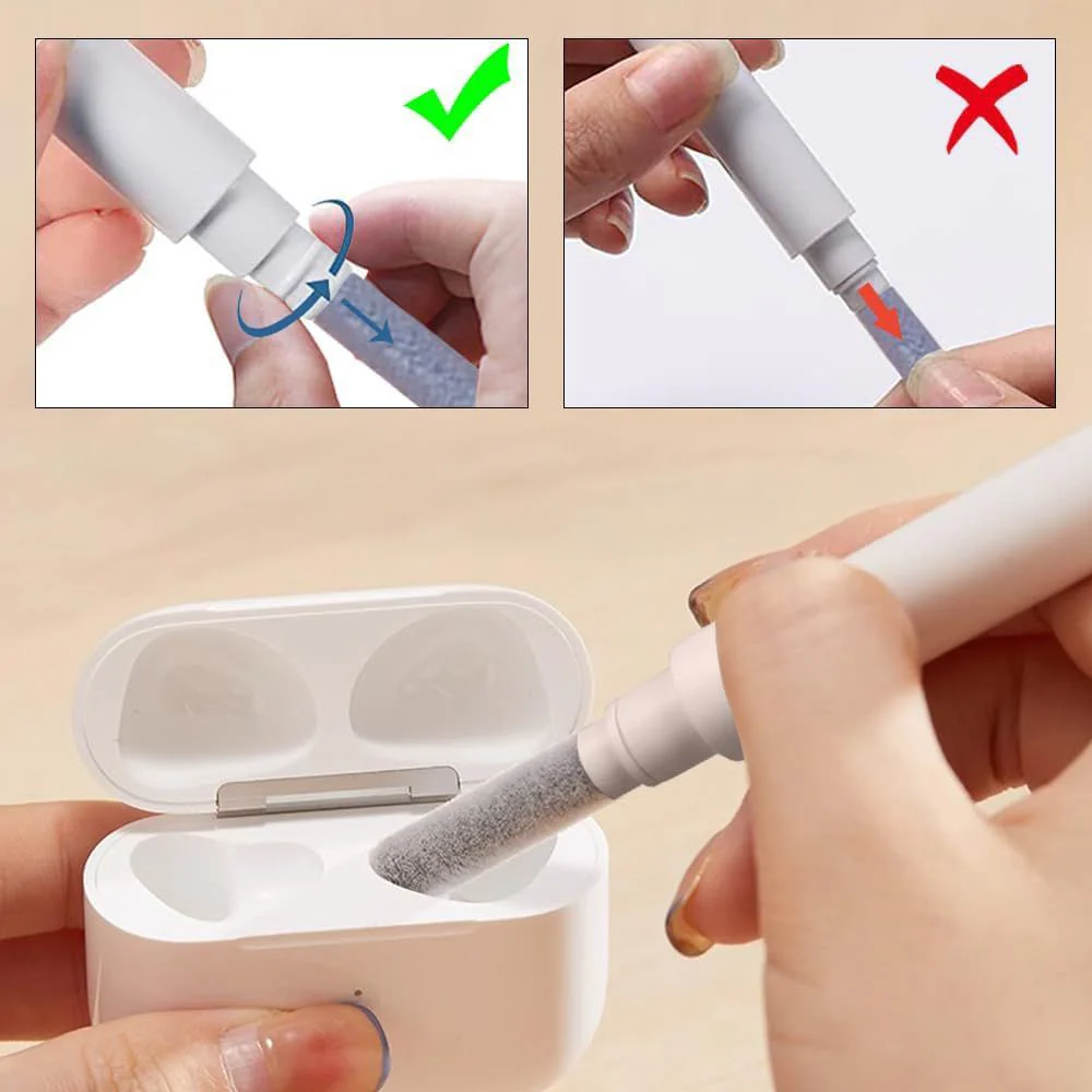 Tech-Protect CS02 Cleaning Tool, 3in1, White - Image 3