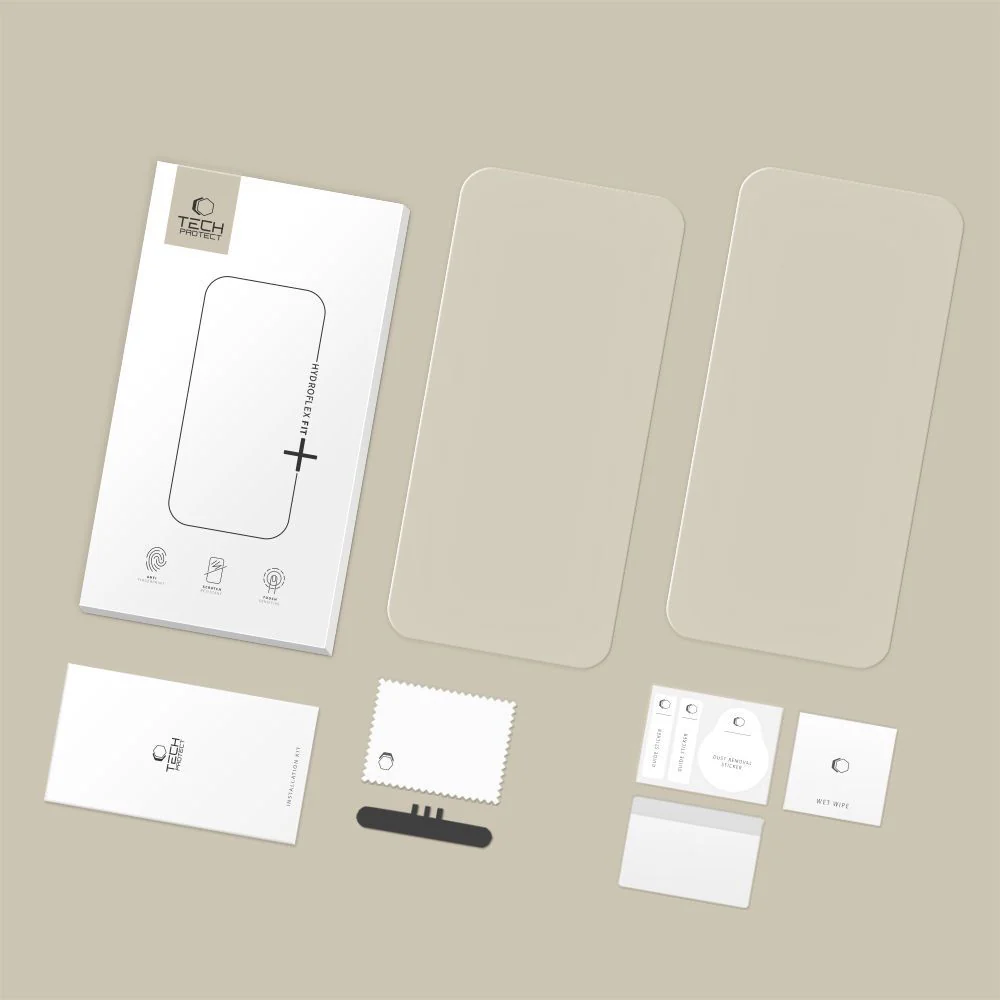 Tech-Protect Hydro Flex+ Screen Protector for Xiaomi Poco M8 Pro / Redmi Note 15 Pro+ 5G, Plastic, Set of 2 Pieces - Image 3