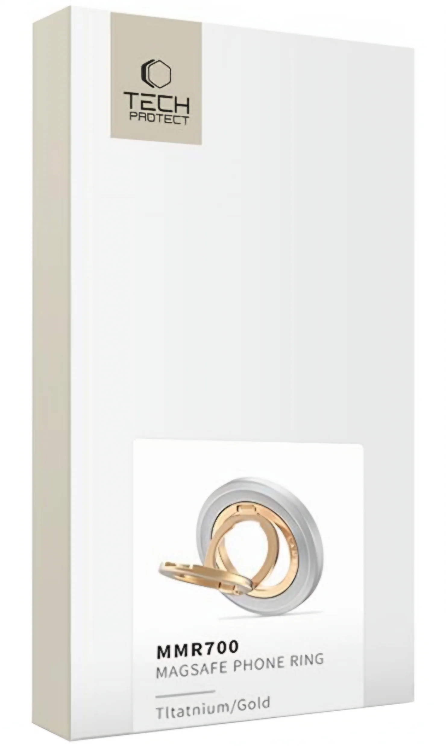 Tech-Protect MMR700 Lamano Ring Holder, Universal, Golden Silver - Image 7
