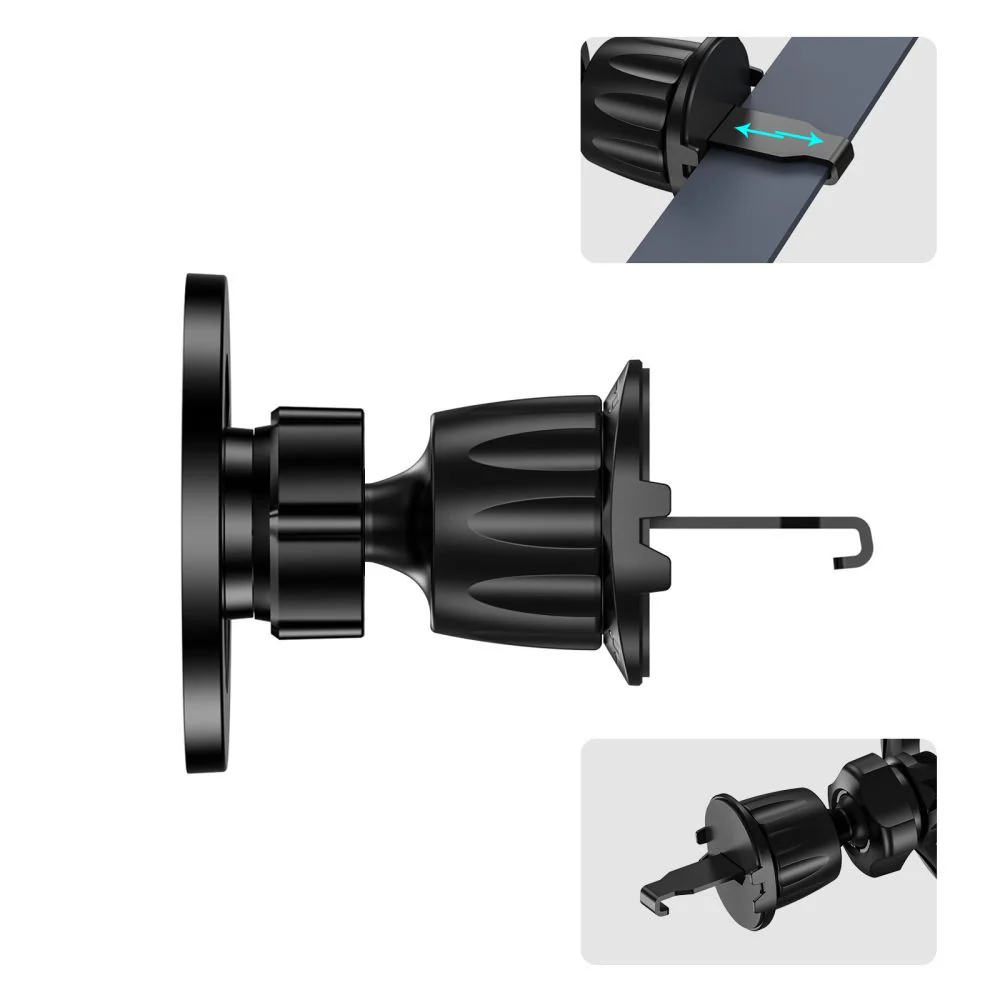 Tech-Protect N56 Carbon Vent Magnetic Car Holder, Universal, Black - Image 5