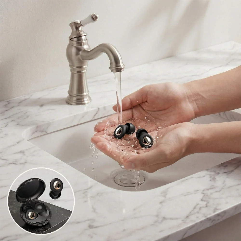 Tech-Protect QuietFit Earplugs, Black - Image 7