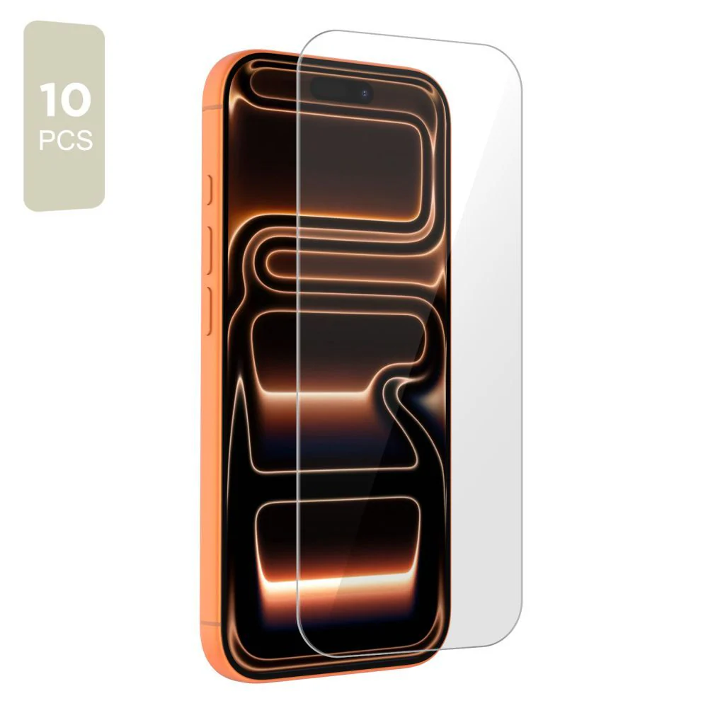 Tech-Protect Screen Protector for Apple iPhone 17 Pro Max / 16 Pro Max, Tempered Glass, Full Glue, Set of 10 Pieces - Image 2