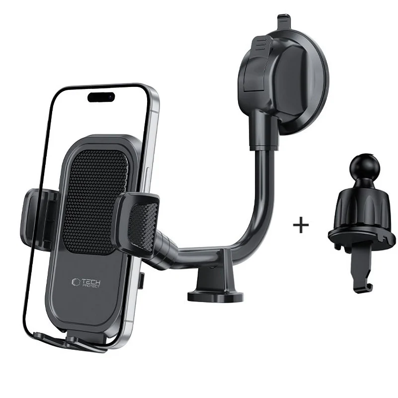 Tech-Protect V8-2 2in1 Universal Car Holder, Black - Image 6