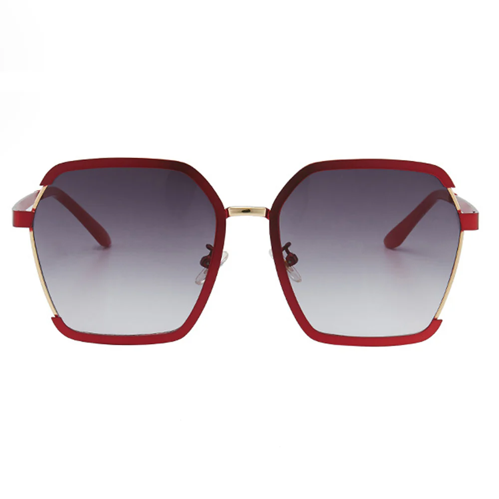 Techsuit 191 Women's Sunglasses, Polarized, UV Protection, Red - Image 2