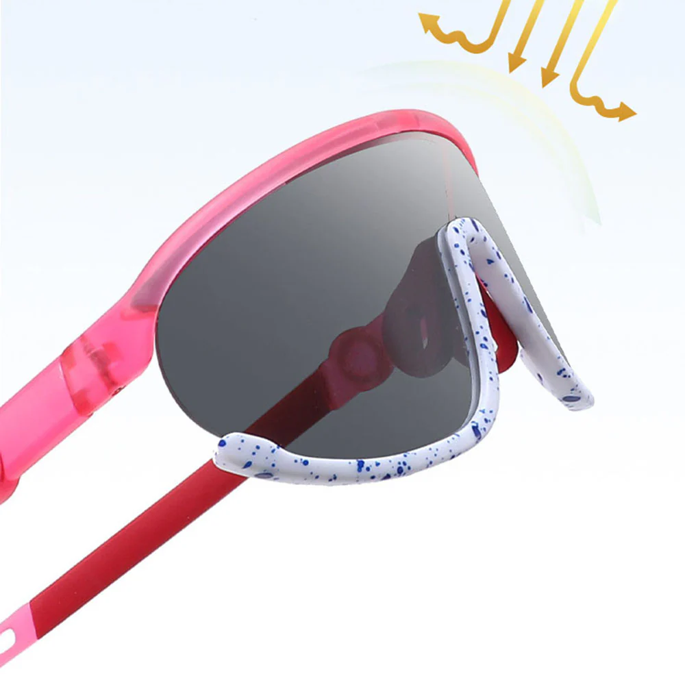Techsuit 2025 Kids' Sunglasses, Polarized, UV Protection, Pink - Image 6