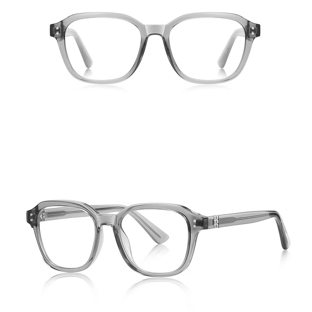 Techsuit 2227 Men's Computer Glasses, Anti-Blue Light, Gray - Image 2