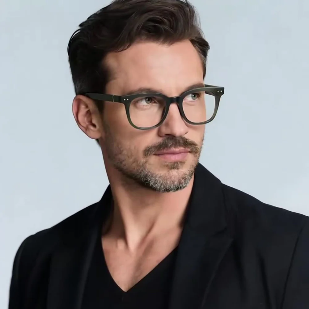 Techsuit 2229 Men's Computer Glasses, Anti-Blue Light, Light Brown - Image 6