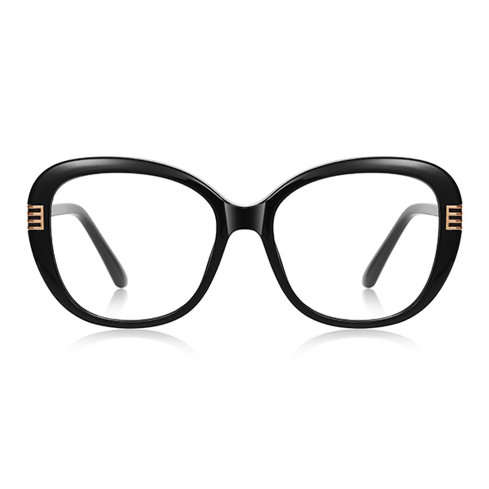 Techsuit 2265 Women's Computer Glasses, Anti-Blue Light, Black Gold - Image 2