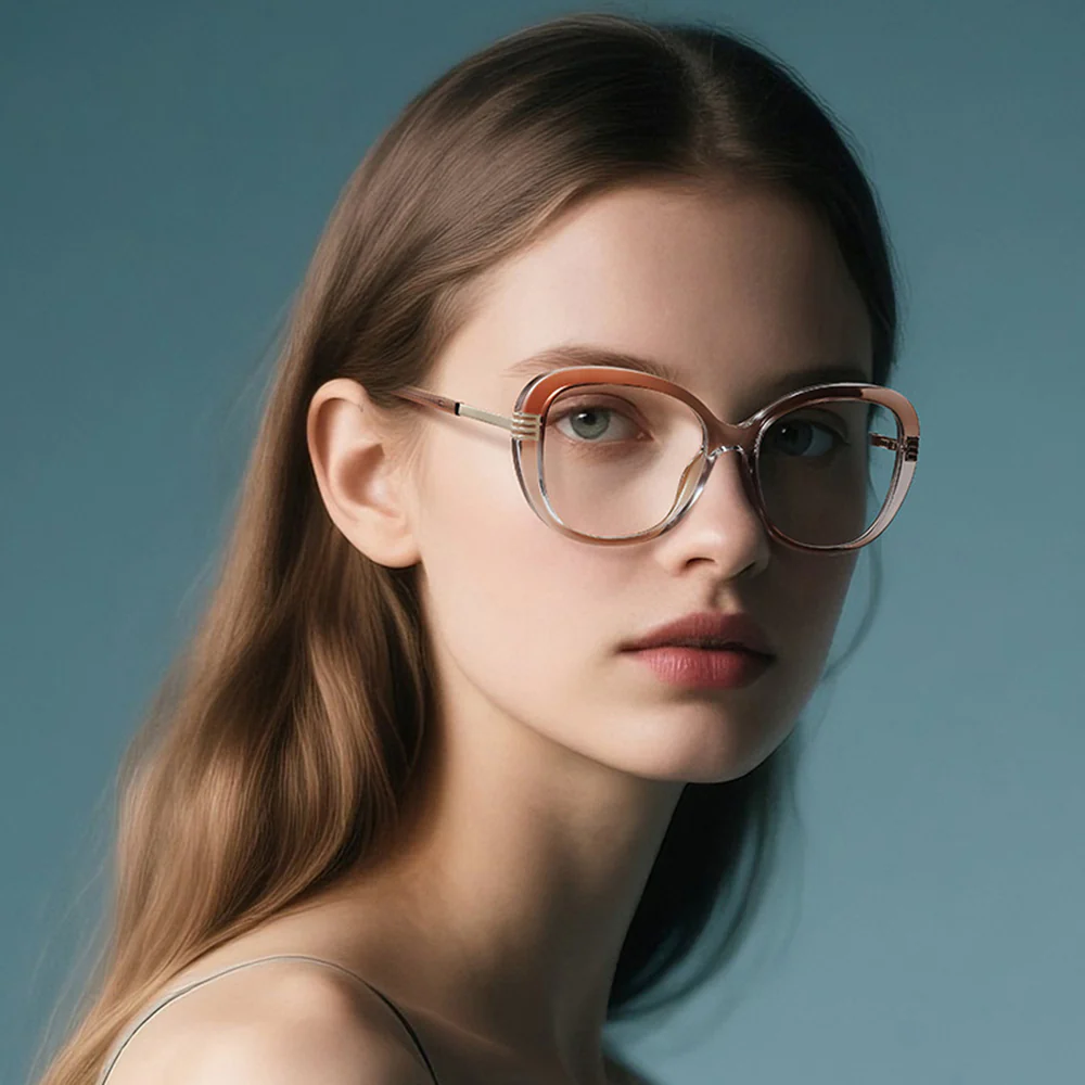 Techsuit 2265 Women's Computer Glasses, Anti-Blue Light, Black Gold - Image 6