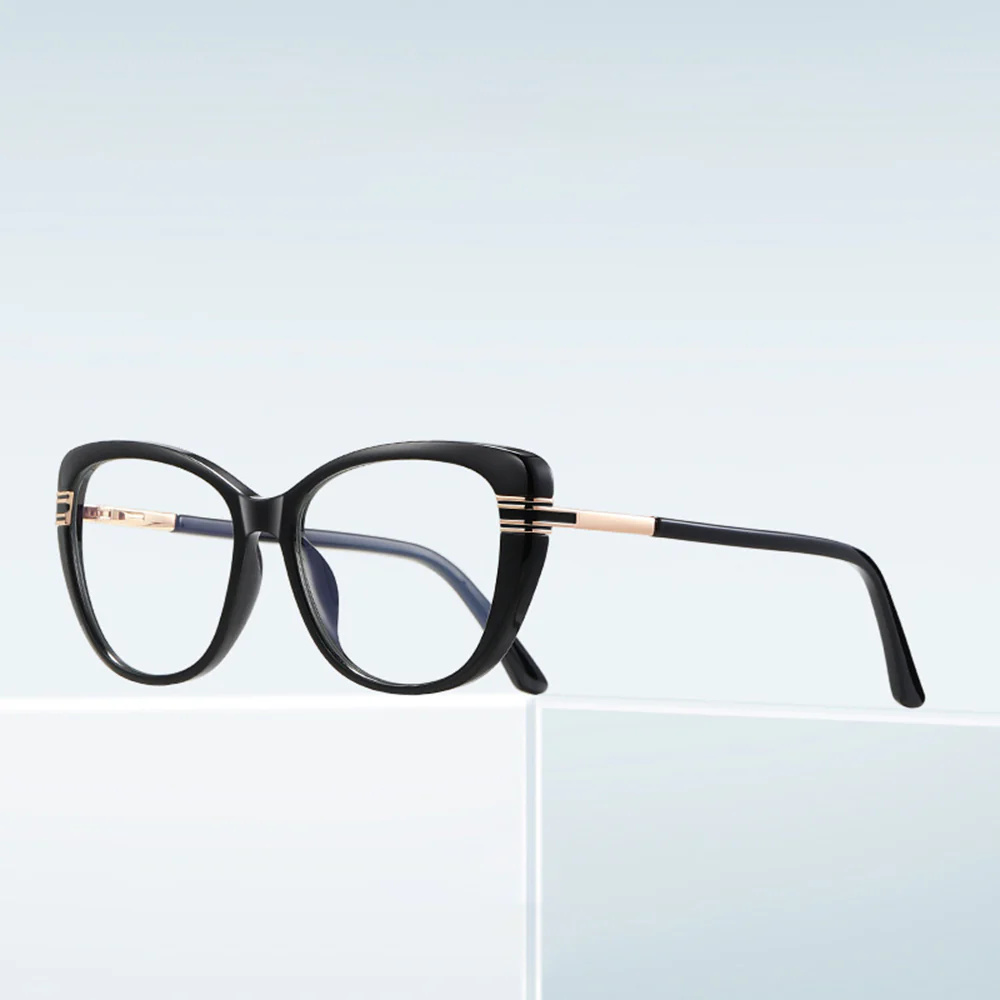 Techsuit 2274 Women's Computer Glasses, Anti-Blue Light, Black - Image 6