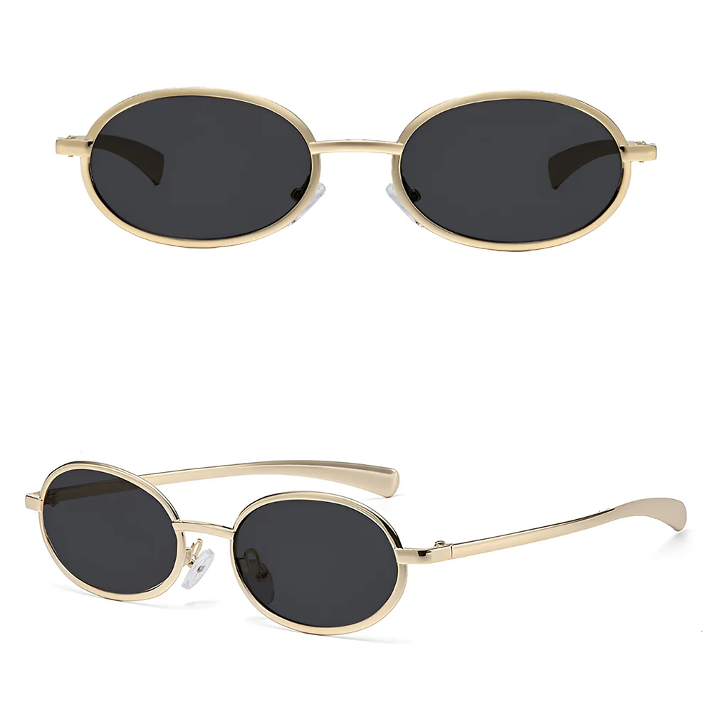 Techsuit 3220 Women's Sunglasses, Gold Black - Image 3