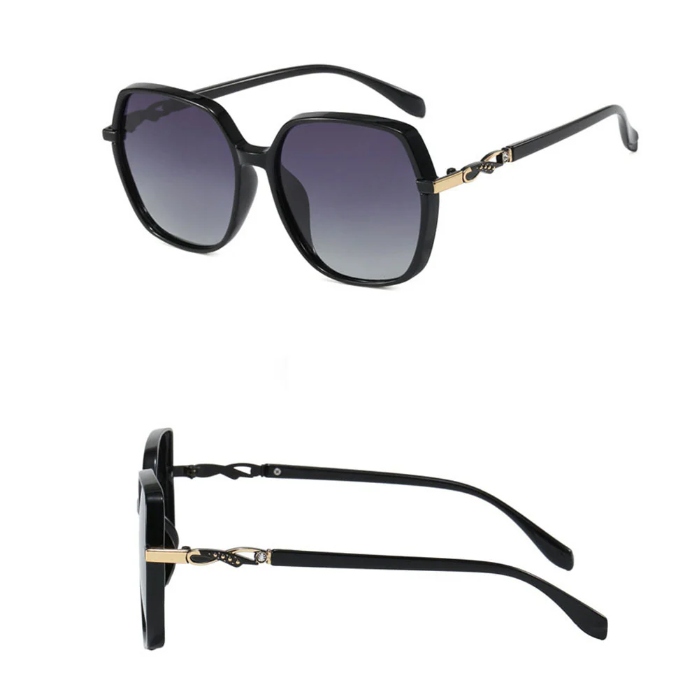 Techsuit 5223 Women's Sunglasses, Polarized, UV Protection, Black - Image 2