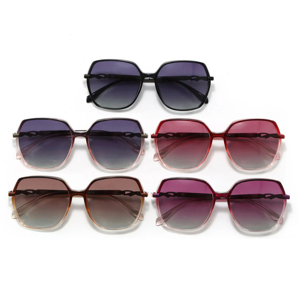 Techsuit 5223 Women's Sunglasses, Polarized, UV Protection, Black - Image 4