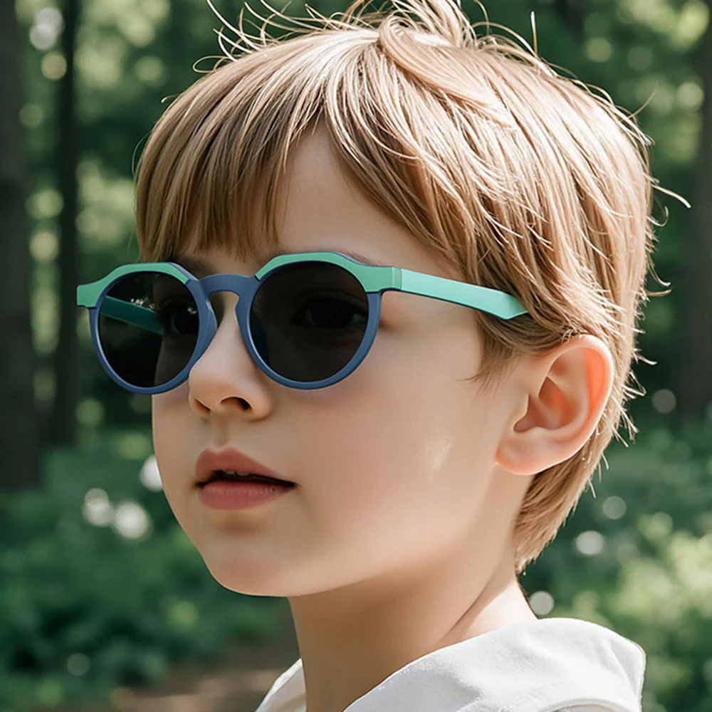 Techsuit 601 Kids Sunglasses, Polarized, UV Protection, Purple Gray - Image 3