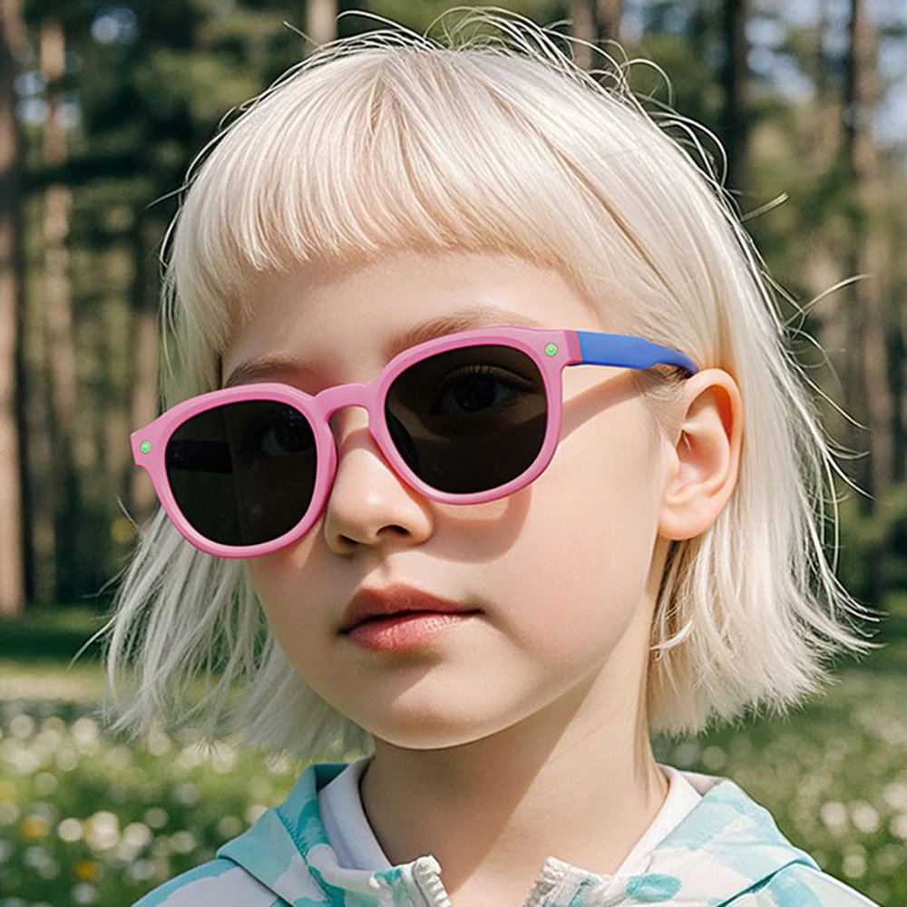 Techsuit 616 Kids Sunglasses, Polarized, UV Protection, Purple Pink - Image 8